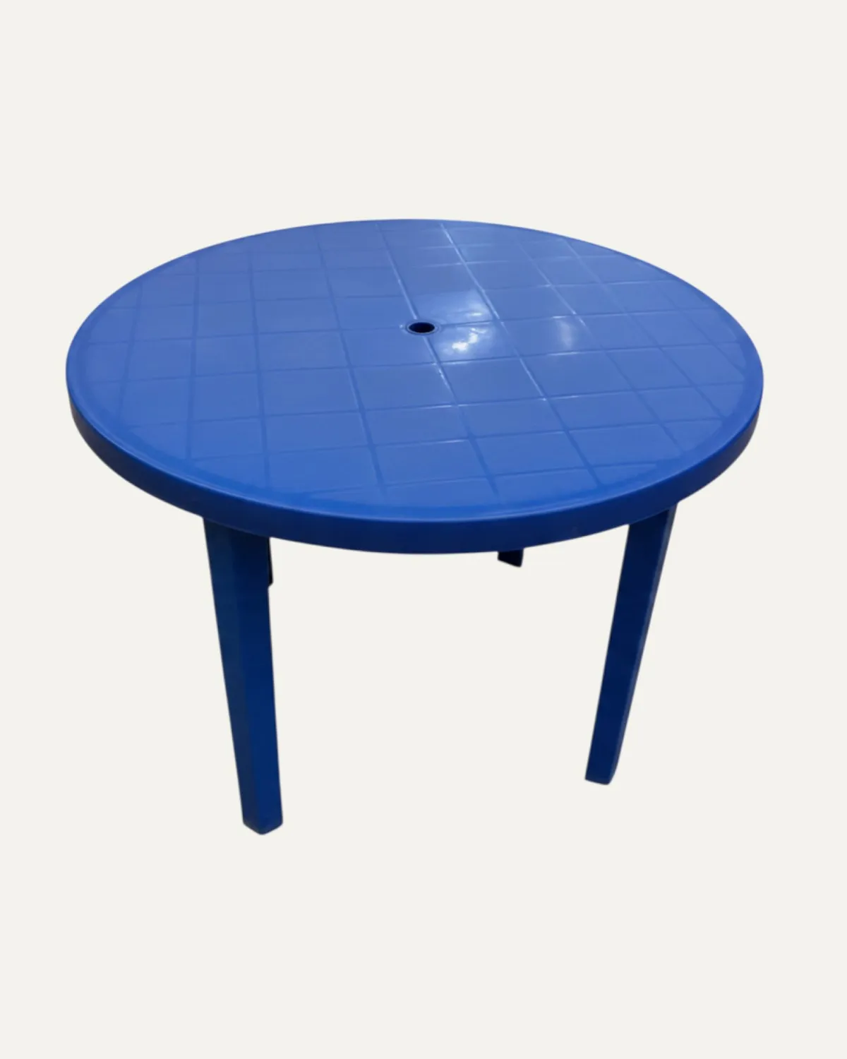 Mesa plástico redonda