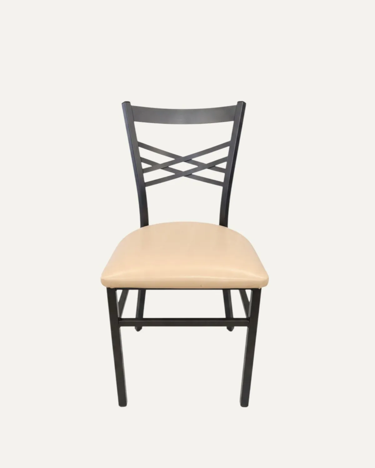 Silla Cross metálica respaldo X