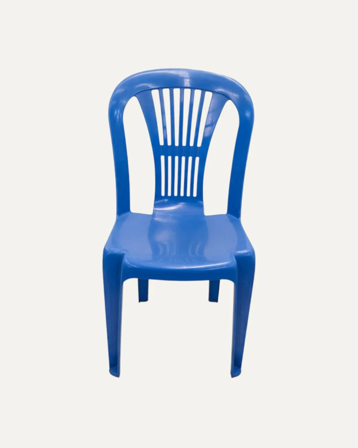 Silla apilable plástico sin codera