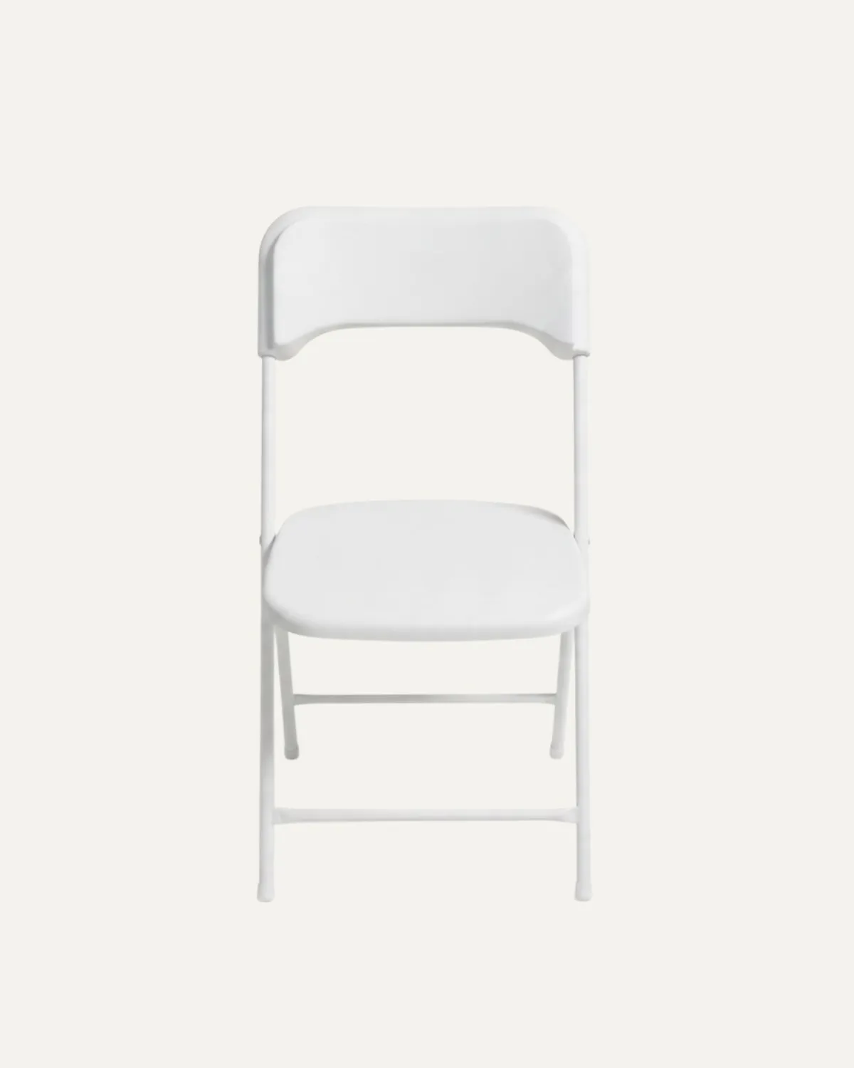 Silla plegable plástico duro con refuerzo
